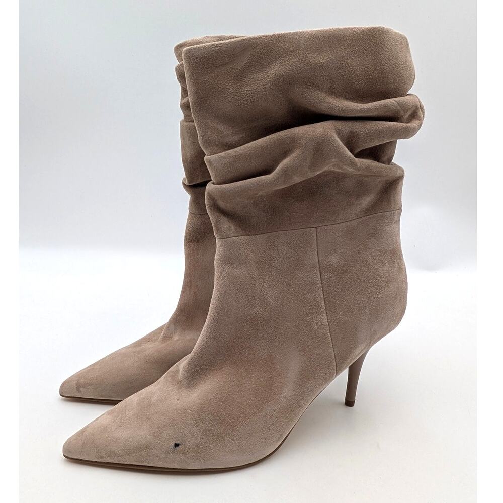 Calvin Klein Cerine Slouch Pointed Toe Bootie Light Natural Size US9.5M EU40